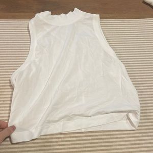 Never been worn lululemon crop halter size 4